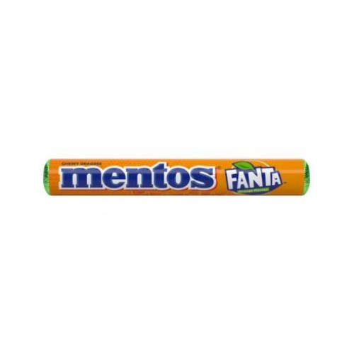 Mentos Fanta dražejas ar apelsīnu garšu 37.5g | Multum
