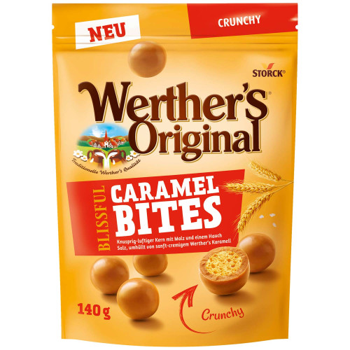 Werther's Original karameļu konfektes ar krauksķīgu pildījumu 140g | Multum