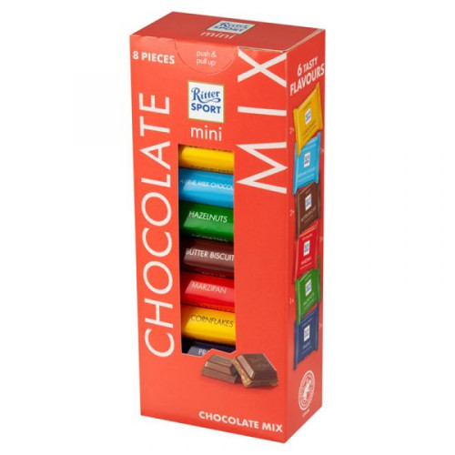 Ritter Sport Mini šokolādes izlase 8gab, 133g | Multum