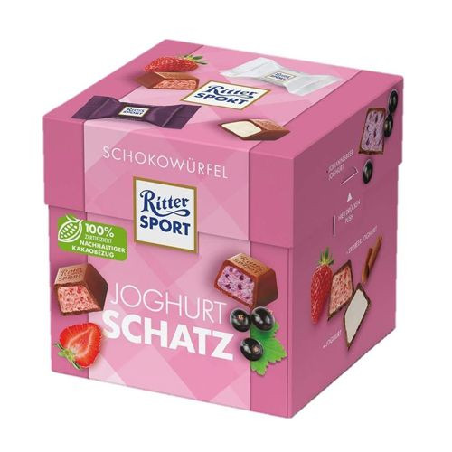 Ritter Sport jogurta šokolādes gabaliņu asorti 176g | Multum
