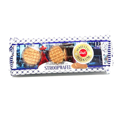 Majestic Mokum vafeles ar sviesta karameles pildījumu 12gab, 96g | Multum