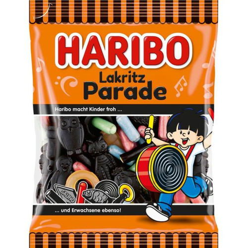 Haribo Lakrits Parade lakricas želejas konfektes 175g | Multum