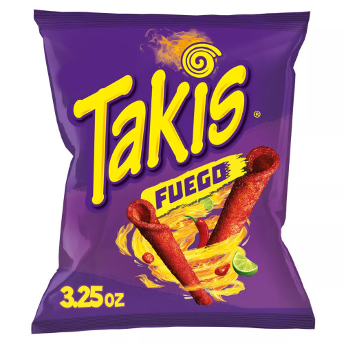 Takis Fuego kukurūzas čipsi ar laima un čili garšu 92g | Multum