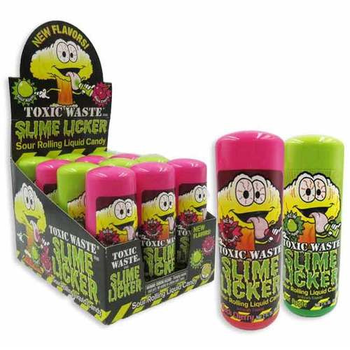 Toxic Waste Slime licker Black Cherry skāba šķidrā konfekte 60ml, 1gab. | Multum