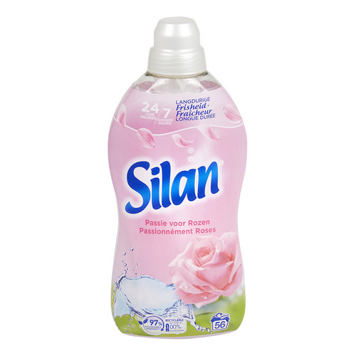 Silan veļas mīkstinātājs ar rožu smaržu 1.288L, 56x | Multum