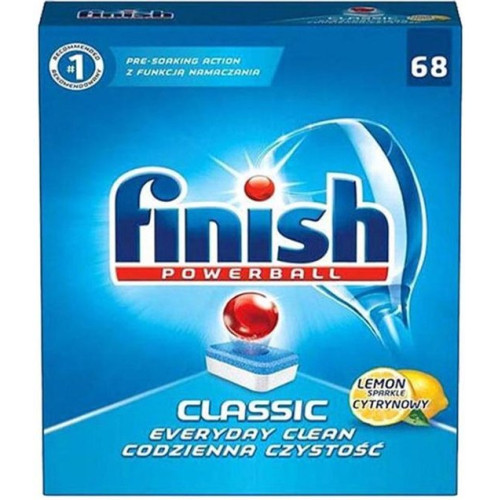 Finish Classic trauku mazgāšanas tabletes ar citronu smaržu 68gab, 1.11kg | Multum