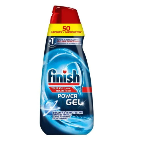 Finish Power Gel trauku mazgājamās mašīnas tīrīšanas želeja 1L | Multum