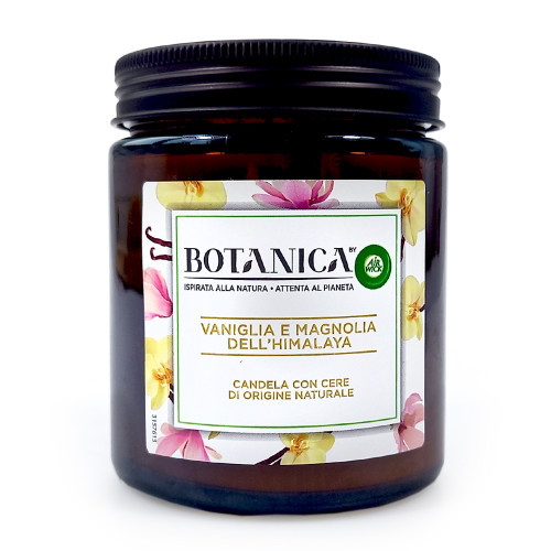 Air Wick Botanica aromatizēta svece ar magnolijas un vaniļas aromātu 120g | Multum