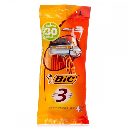 Bic 3 Sensitive skuvekļi 4gab | Multum