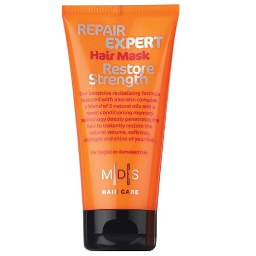 Mades Hair atjaunojoša matu maska ar keratīna kompleksu, bojātiem un trausliem matiem 150ml | Multum