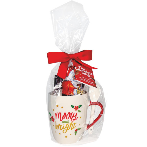 Becky's dāvanu komplekts, krūzīte ar karsto šokolādi, mini zefīriem un šokolādes figūru. 52g | Multum