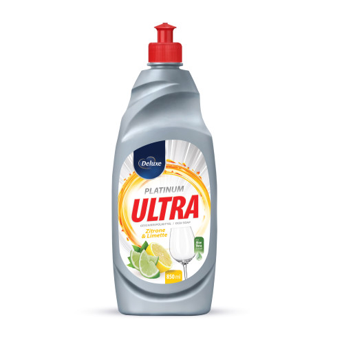Deluxe Ultra Platinum trauku mazgāšanas līdzeklis ar citronu smaržu 850ml | Multum