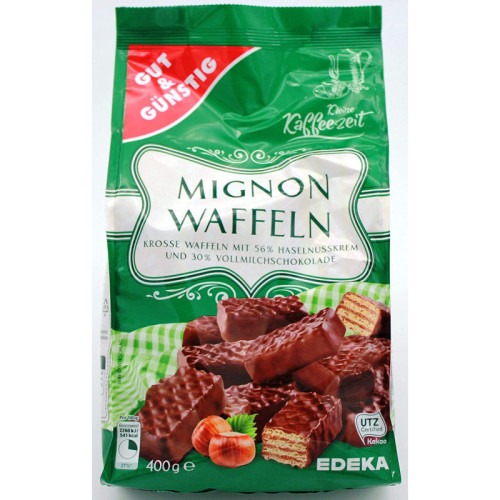 G&G Vafeles ar lazdu riekstu krēmu šokolādes glazūrā 400g | Multum