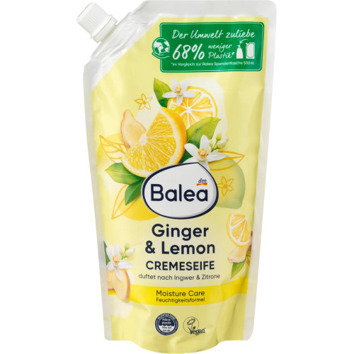 Balea šķidrās ziepes ar ingvera un citronu aromātu 500ml | Multum