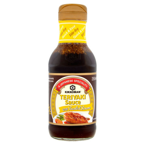 Kikkoman Teriyaki mērce ar grauzdētām sezama sēklām 250ml | Multum