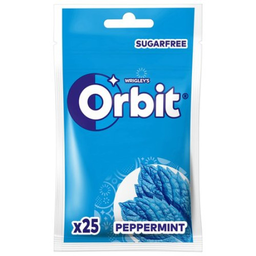 ORBIT Peppermint košļājamā gumija, paciņā 29g | Multum