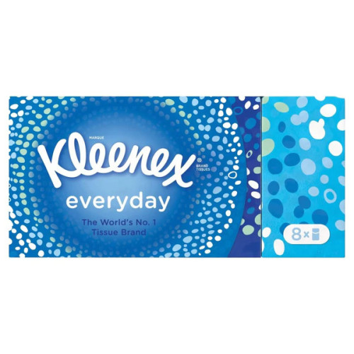 KLEENEX Everyday salvetes paciņās 8gab | Multum