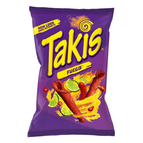 TAKIS Fuego kukurūzas čipsi ar laima un čili garšu 100g | Multum
