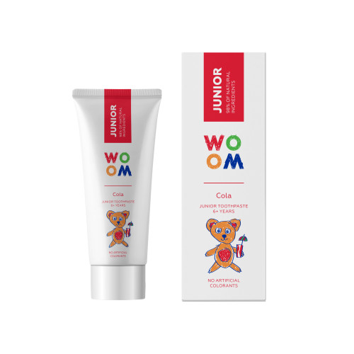 WOOM Junior Cola zobu pasta 6+ gadiiem 50ml | Multum