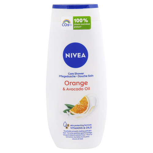 NIVEA Orange dušas želeja ar avokado eļļu un vitamīnu C+E 250ml | Multum