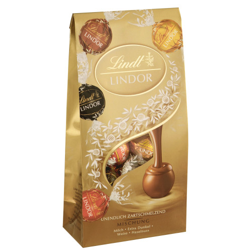 LINDT šokolādes konfekšu izslase ar pildījumu 137g | Multum