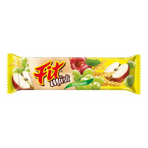 FIT Musli batoniņš augļu gabaliņiem 30g | Multum