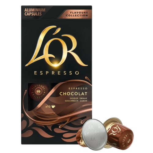 L'OR Chocolate Nespresso kafijas kapsulas (10) 52g | Multum