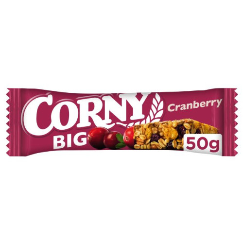 CORNY BIG dzērveņu musli batoniņš 50g | Multum