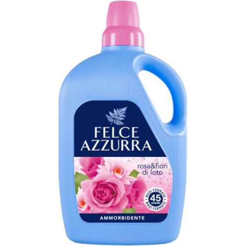 FELCE AZZURRA veļas mīkstinātājs ar rožu un lotusa ziedu aromātu (45x) 3L | Multum