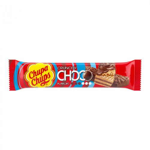 CHUPA CHUPS piena šokolādes vafeļu batoniņš 27g | Multum