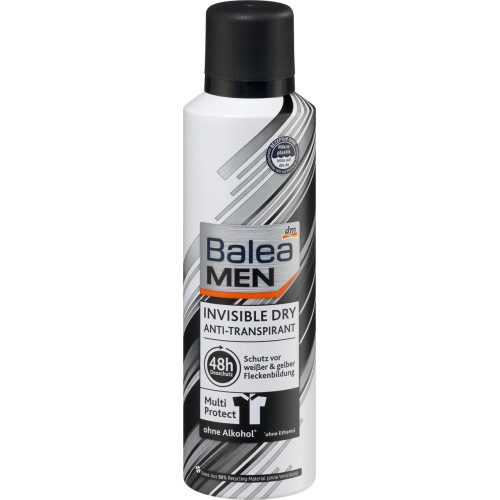 BALEA Men Invisible Dry dezodorants vīriešiem 200ml | Multum