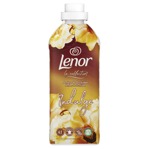 LENOR Amber & Orchid veļas mīkstinātājs ar orhideju aromātu (41x) 861ml | Multum