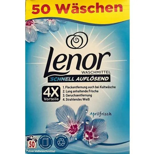 LENOR Universal pulveris veļai ar liliju aromatu (50x) 3kg | Multum