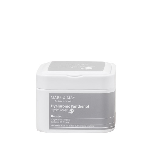 MARY&MAY Hyaluronic Panthenol mitrinošas auduma maskas sejai 30gab | Multum