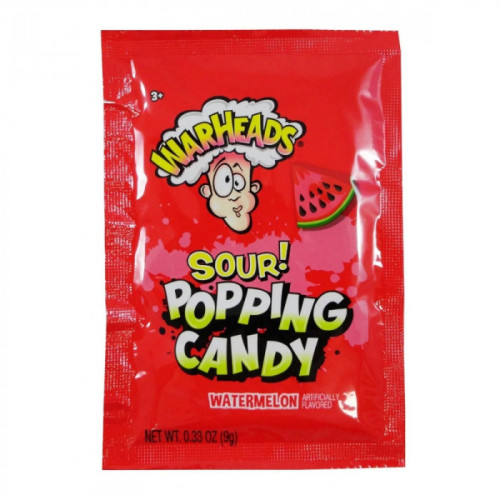 WARHEADS Sour Watermelon sprāgstošās konfektes 9g | Multum