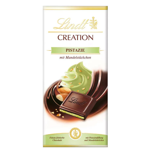 LINDT Creation šokolādes tāfelīte ar pistāciju krēmu 148g | Multum