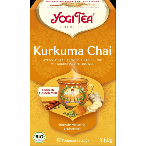 YOGI TEA tēja ar kurkumu 34g | Multum