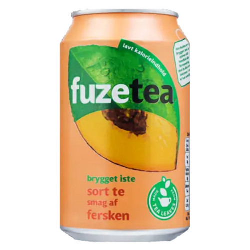 FUZE TEA persiku ledus tēja, bundžā 330ml | Multum