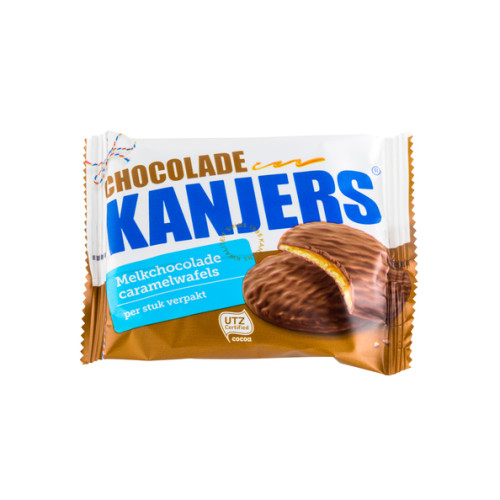 KANJERS šokolādes un karameles vafeles 45g | Multum