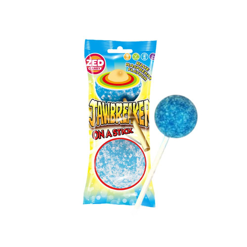 JAWBREAKER on a Stick Blue Raspberry košļājamā gumija 60g | Multum