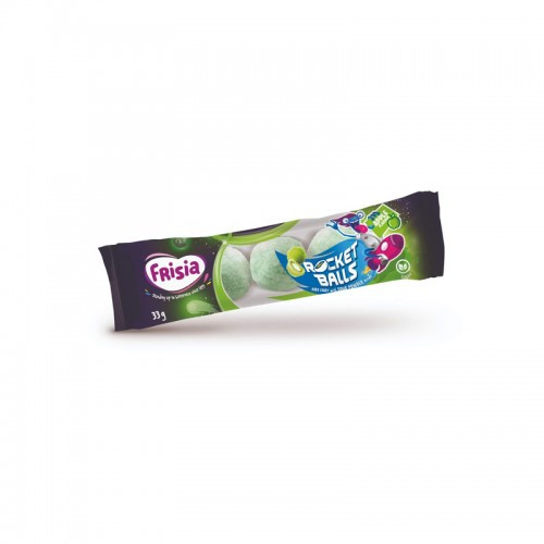 FRISIA Rocket Balls Apple konfektes 33g | Multum