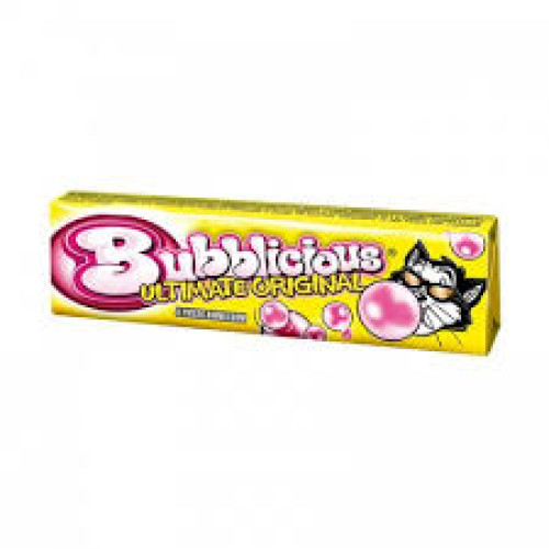 BUBBLICIOUS Ultimate Original košļājamā gumija 38g | Multum