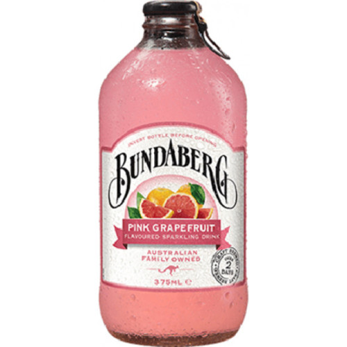 BUNDABERG Australian Pink Grapefruit limonāde, pudelē 375ml | Multum