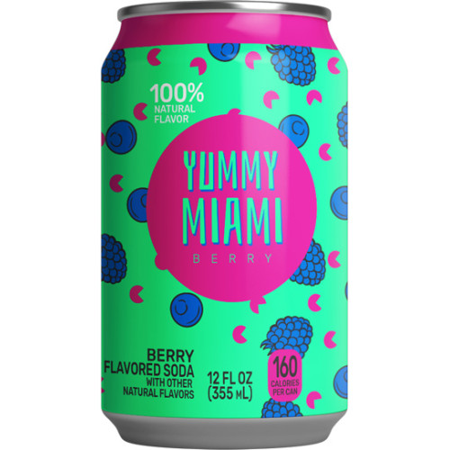 YUMMIE MIAMI USA Berry limonāde, bundžā 355ml | Multum