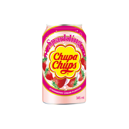 CHUPA CHUPS zemeņu krēma limonāde, bundžā 345ml | Multum