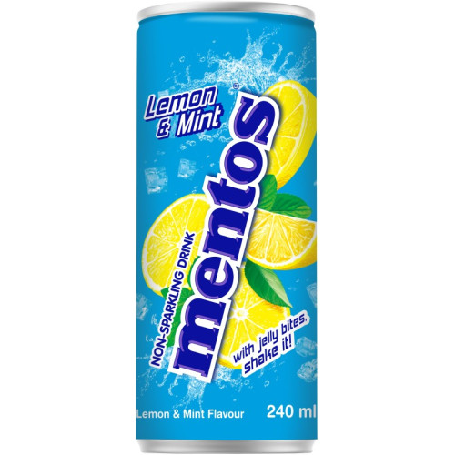 MENTOS Limonāde Lemon and mint, bundžiņa 240ml | Multum