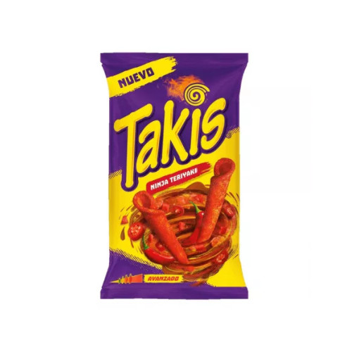 TAKIS Ninja Teriyaki kukurūzas čipsi 90g | Multum