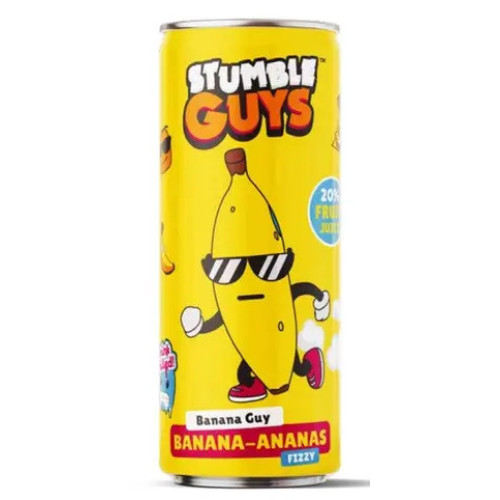 STUMBLE GUYS limonāde Banana-Ananas 250ml | Multum