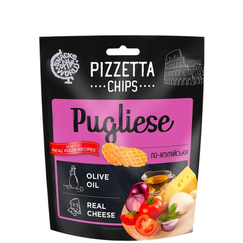 PIZZETTA CHIPS Pugliese maizes uzkodas 70g | Multum