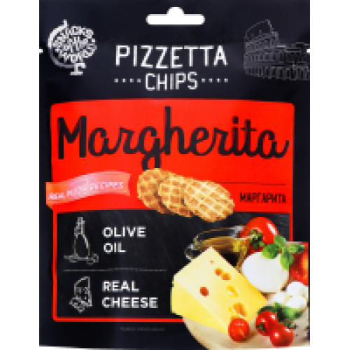 PIZZETTA CHIPS Margherita maizes uzkodas 70g | Multum